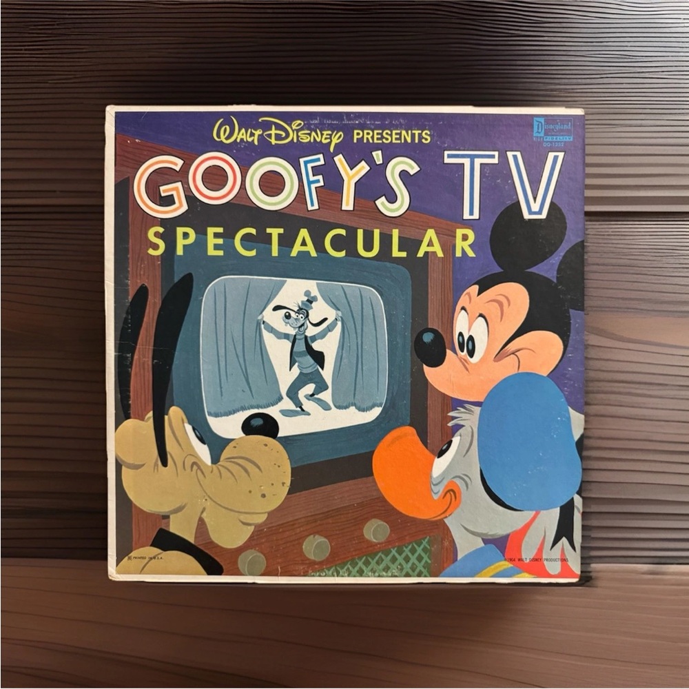 Walt Disney Goofy’s TV Spectacular Vinyl LP 1964 Disneyland Records VG+ DQ-1252